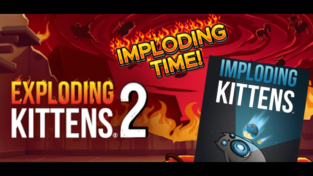 EXPLODING KITTENS 2: GABY'S FIRST IMPLODING KITTENS! (4-player gameplay)
