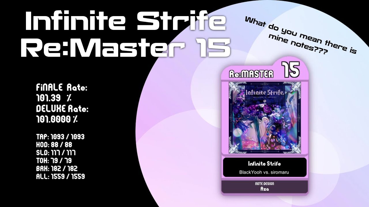 [ Final Verdict Pack 7 ] Infinite Strife [ maimai 創作譜面 Re:MASTER 15 DX ]