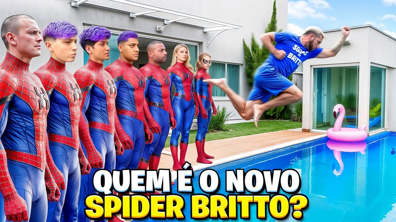 QUEM É O NOVO SPIDERBRITTO ORIGINAL? * Desafios extremos de…