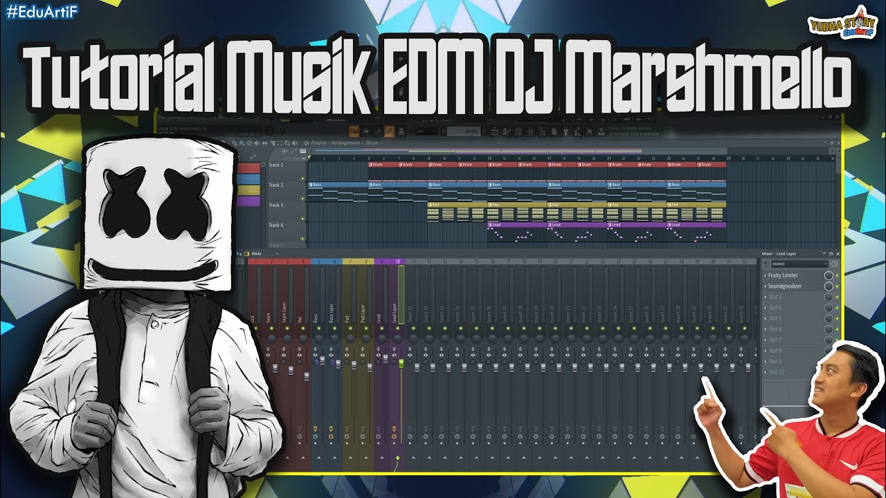 Tutorial Bikin Musik EDM Marshmello | FL STUDIO
