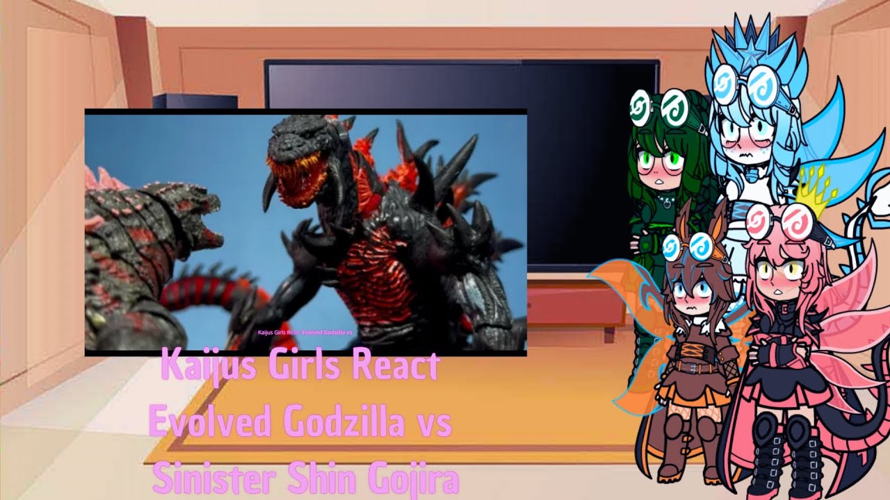 Kaijus Girls reagindo: Evolved Godzilla vs Sinister Shin Godzilla Parte 1 (@The_official_EGM)