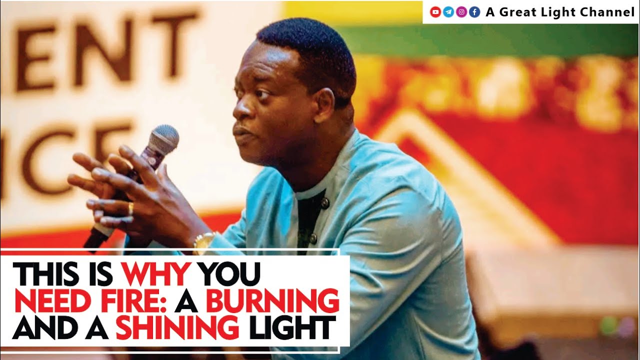 FAITH-PROVOKING CHARGE: A BURNING AND A SHINING LIGHT 🔥🔥🔥 BY APOSTLE AROME OSAYI
