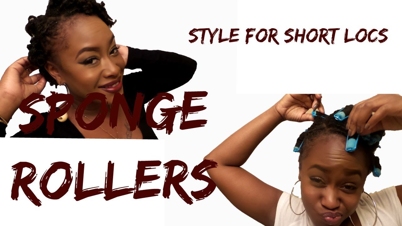 Sponge Rollers on Short Locs: JenuineLover
