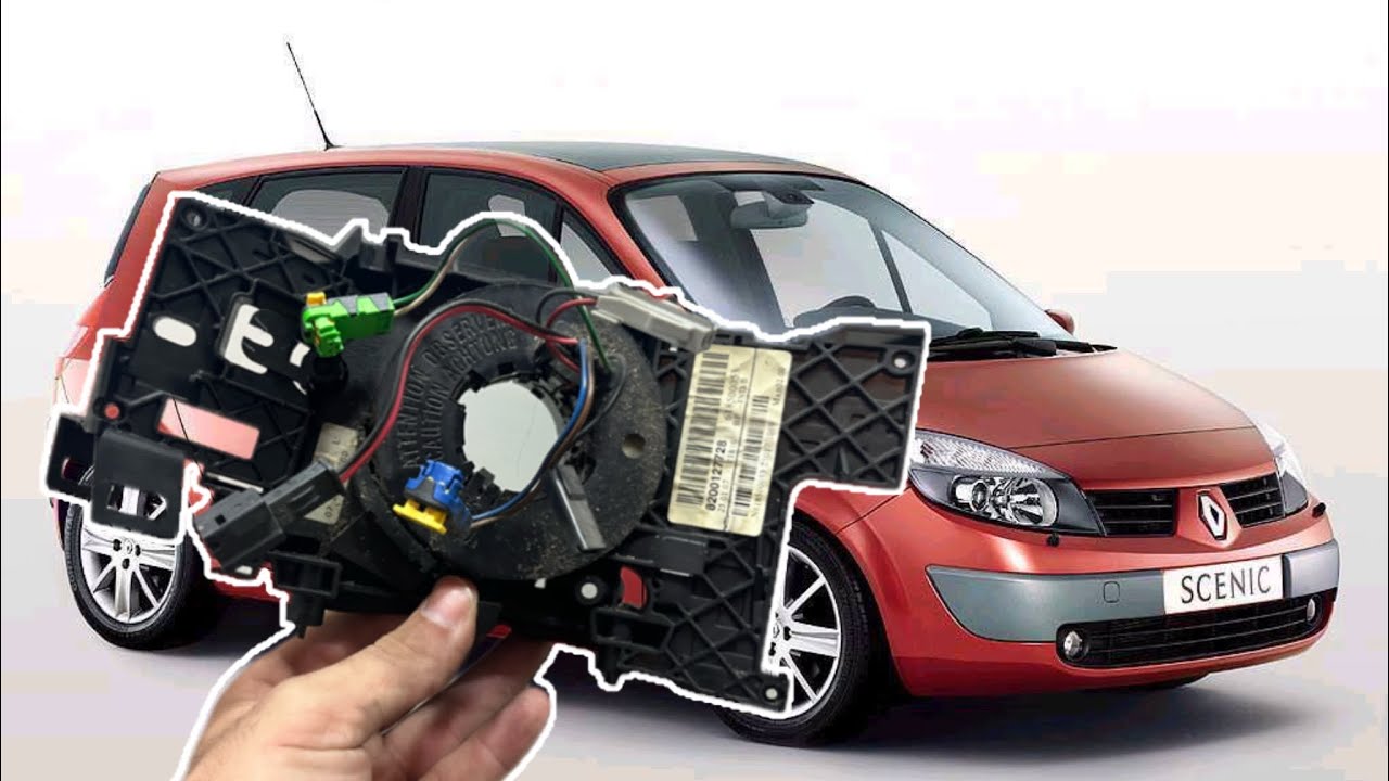 Desmontar anillo airbag Renault Scenic II - Scenic tarjeta 🔥 