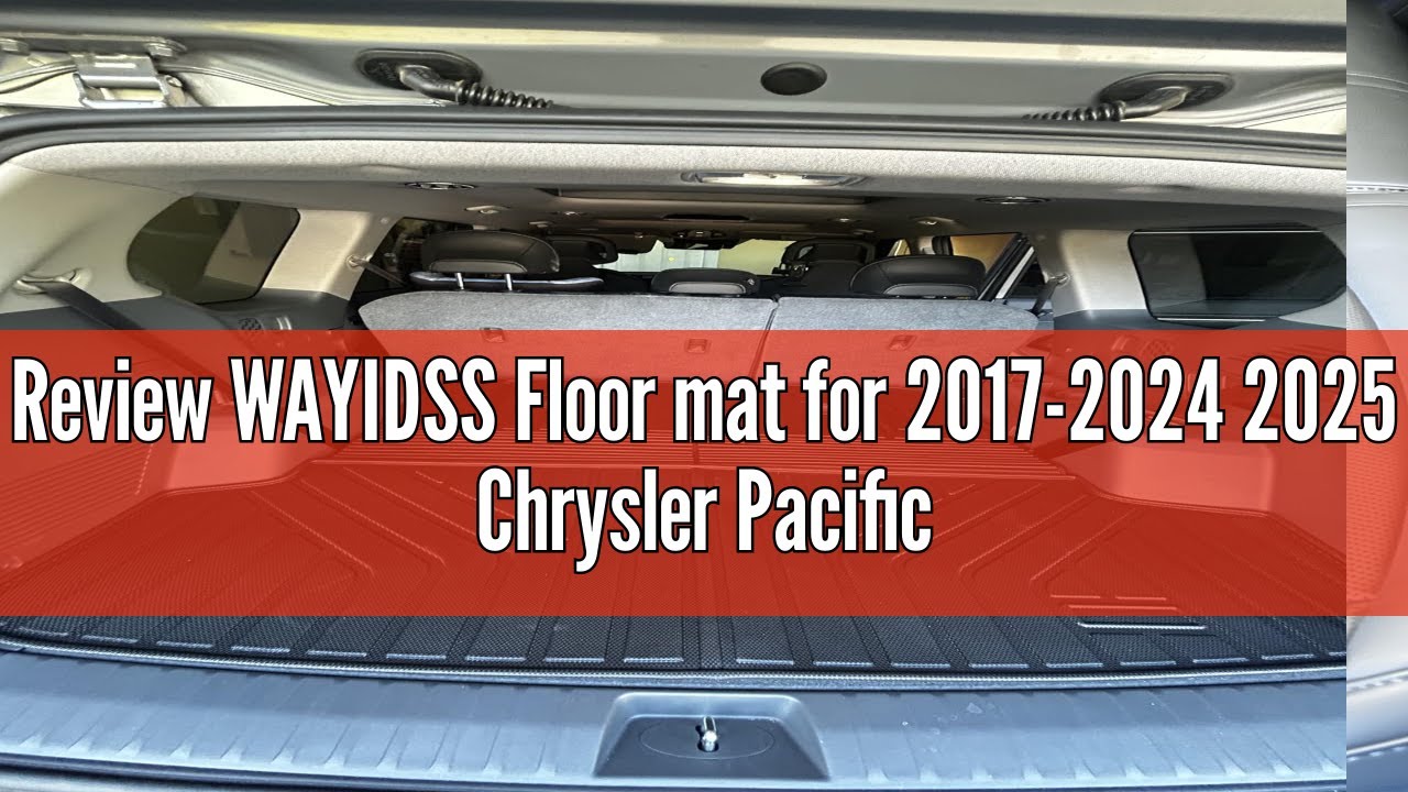 Review WAYIDSS Floor mat for 2017-2024 2025 Chrysler Pacifica Gas Touring Models(Non Hybrid & Non Pi