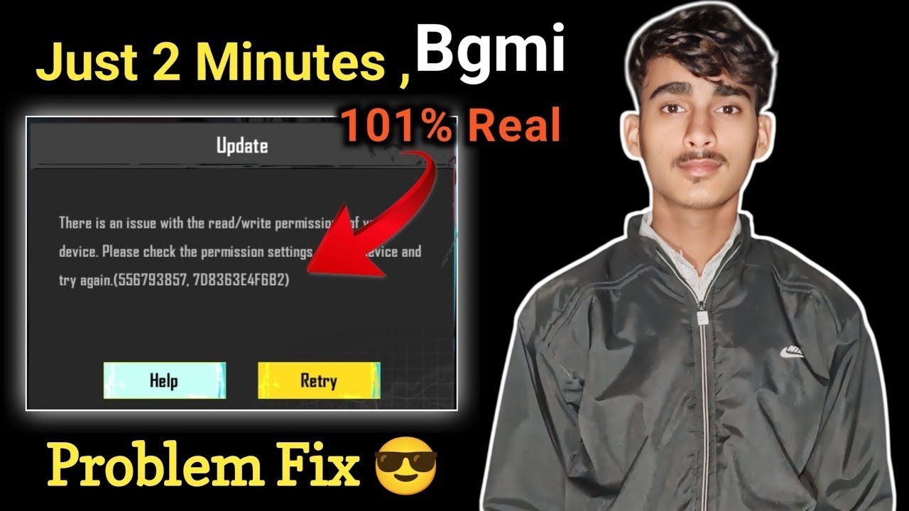 There is an issue with the read /Write permission of your Device / just 2 Minutes/ problem Fix😎 pubg