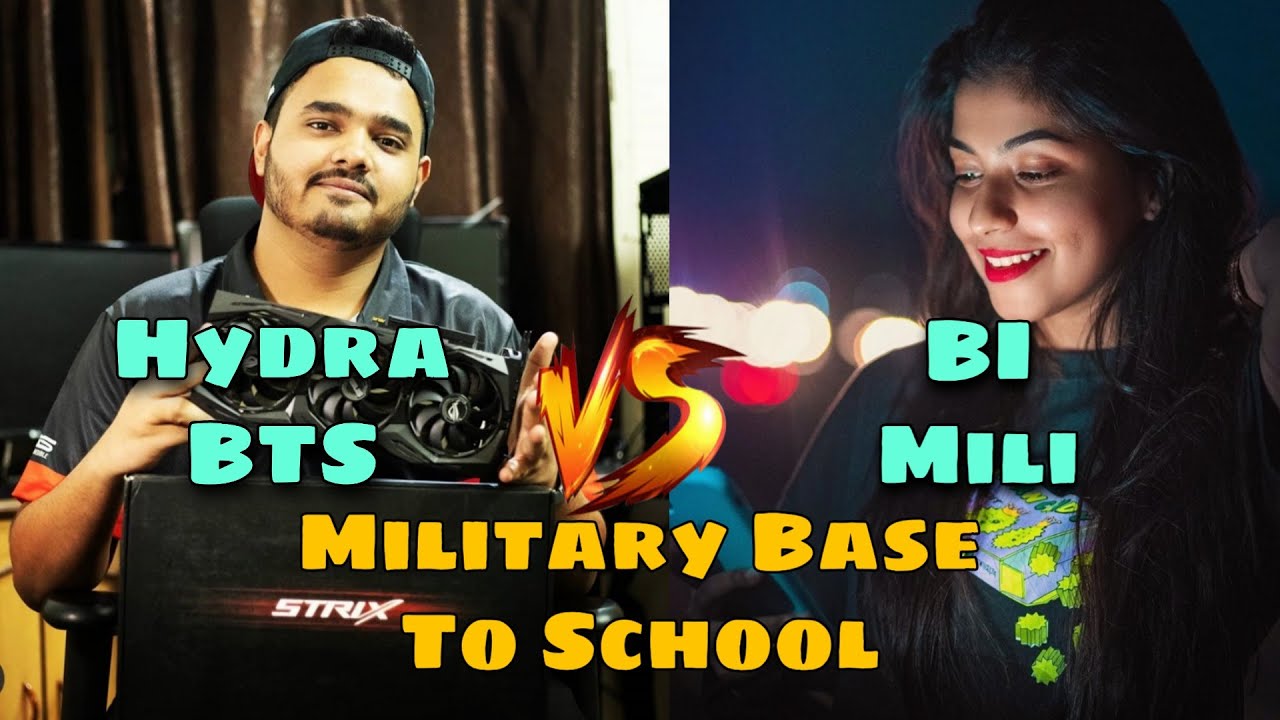 Hydra BTS Vs Mili Kya Mili Military Base To School PUBGM | Emulator Shaktimaan Gaming
