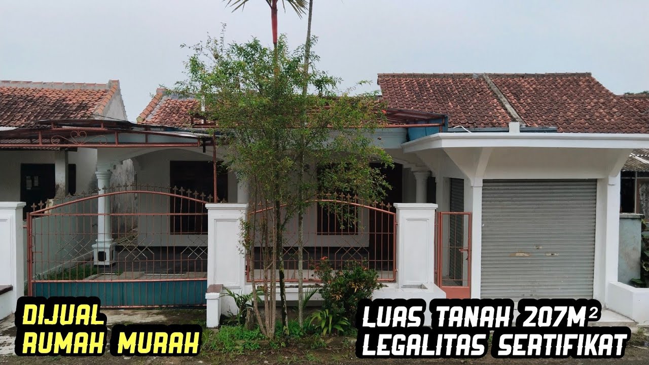 #dijual rumah layak huni LT 207m² surat SHM Lokasi bogor barat 