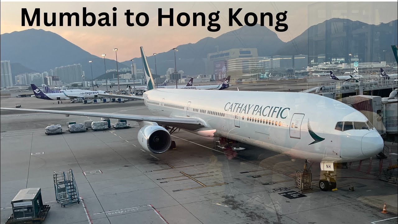 Mumbai to Hong Kong | Cathay Pacific B777 -300er | Flight Report | Economy class