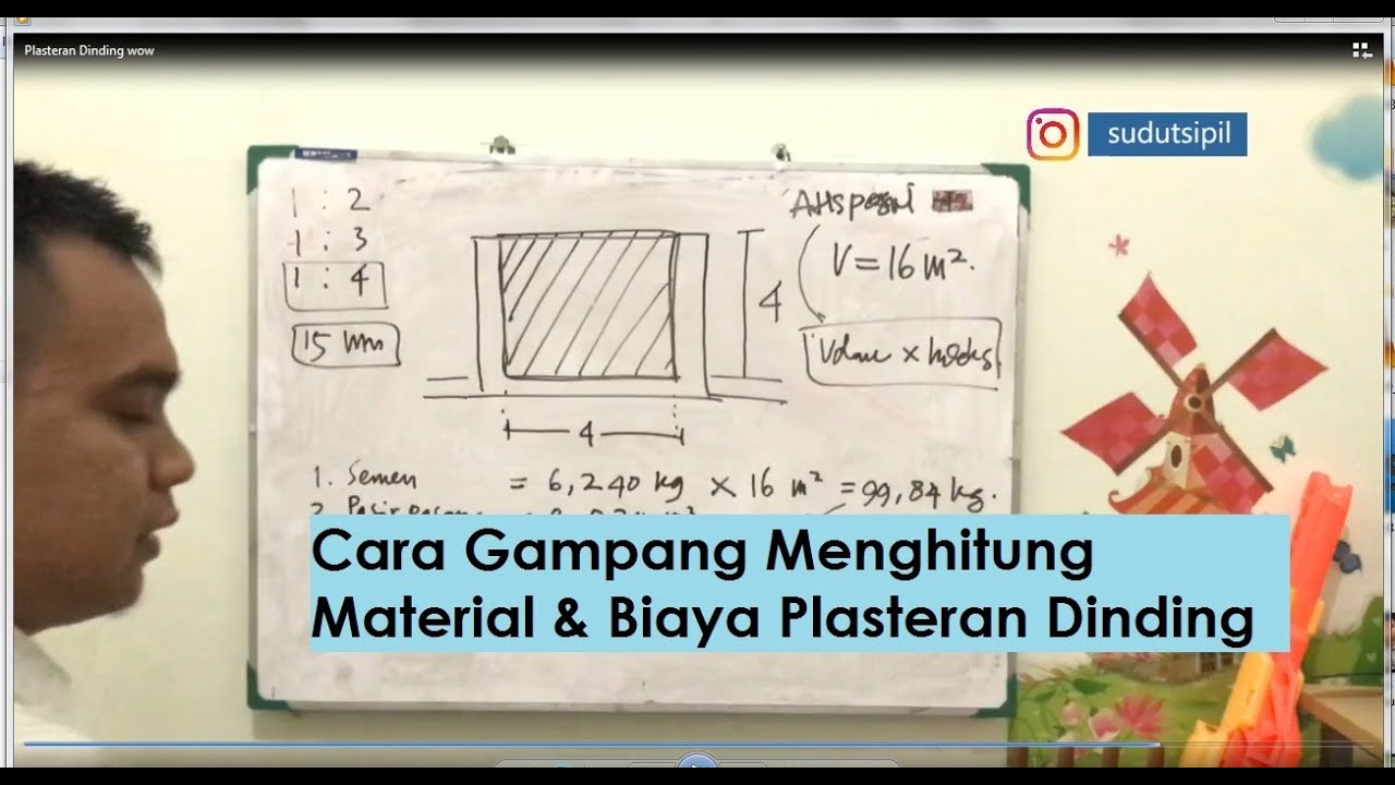Begini Cara Mudah Menghitung Material Dan Biaya Plasteran Dinding Rumah | Bangunan