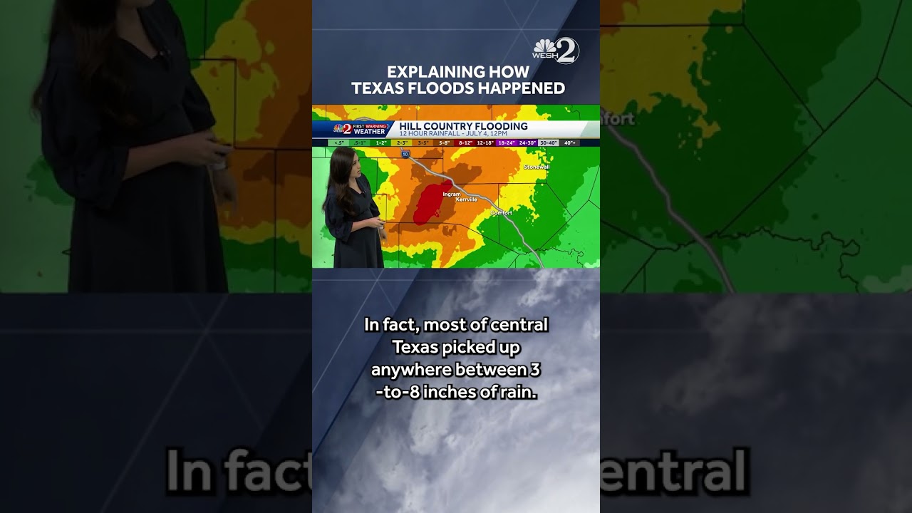 Texas floods explained; two factors that caused it to happen