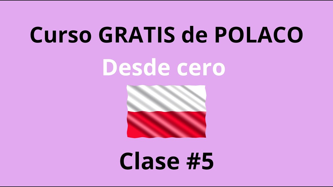 CLASE # 5 DE POLACO DESDE CERO con @Hola Alex