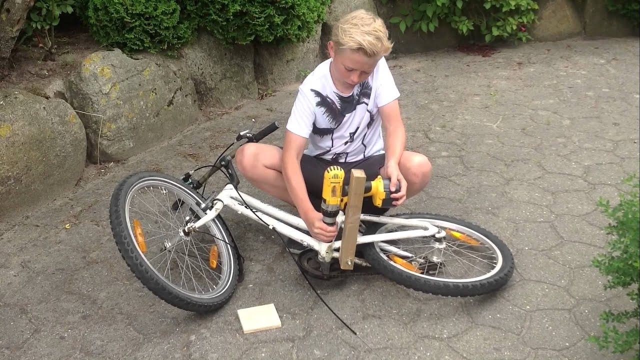 DIY: Build an Electric Bike Easy – Using a Power Drill as Motor!