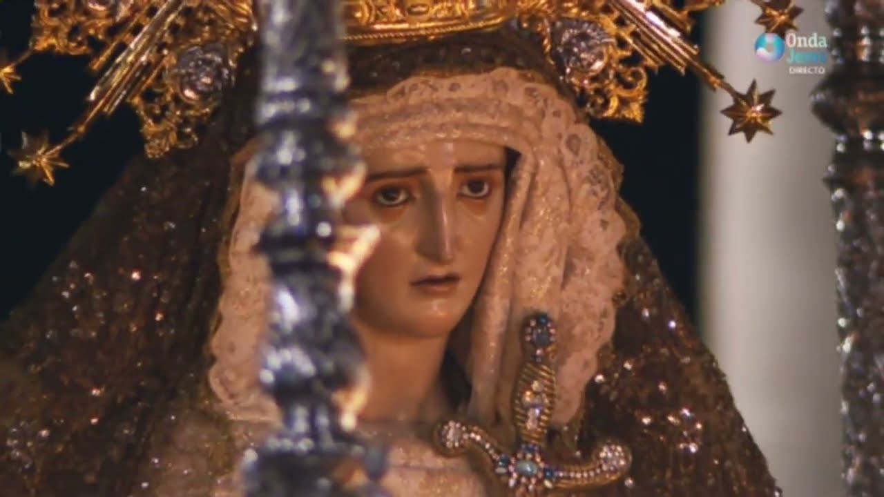 Virgen del Traspaso por Carrera Oficial Viernes Santo Madrugada 2023 Jerez