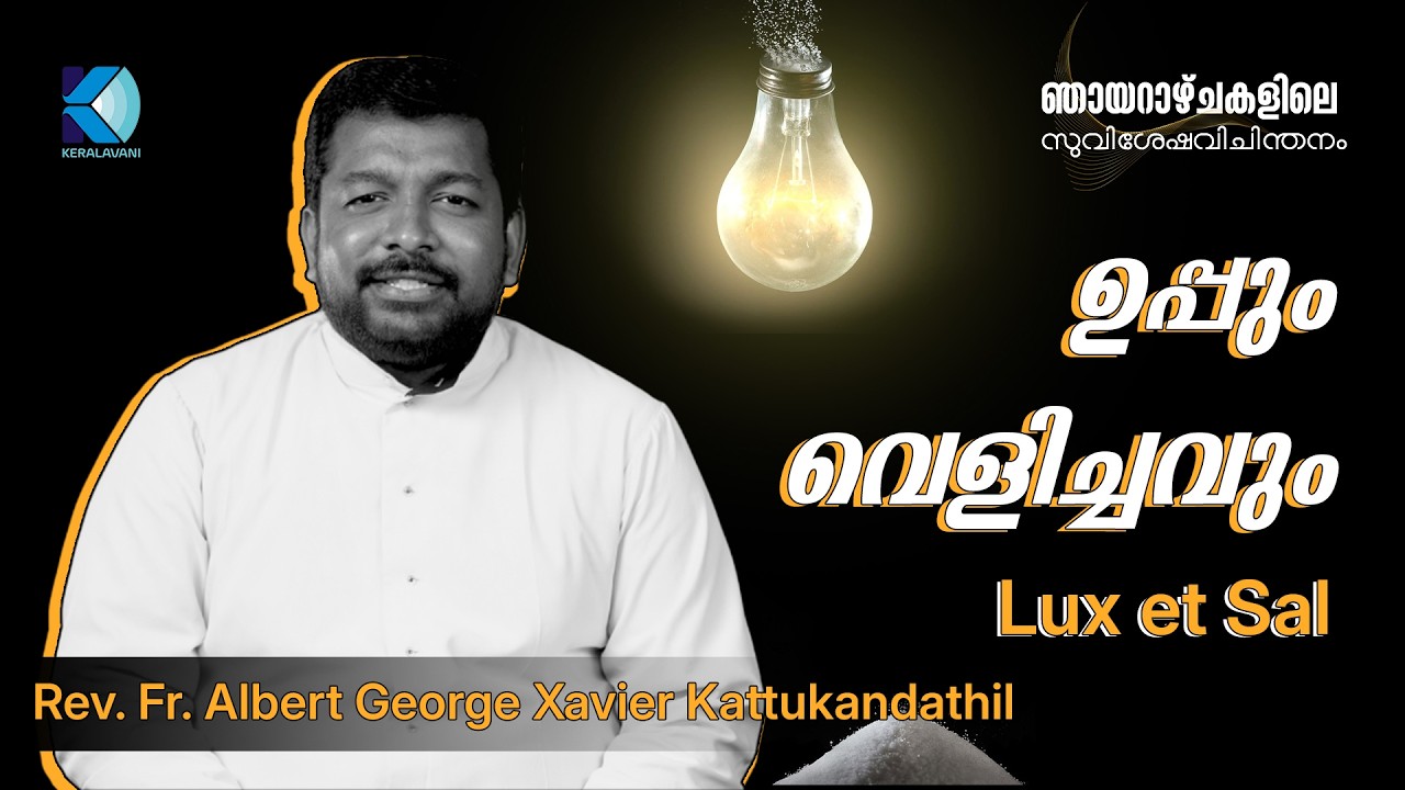 ഉപ്പും വെളിച്ചവും │ Sunday Reflection │ 08 FEB 2026 │Fr. Albert George Xavier Kattukandathil