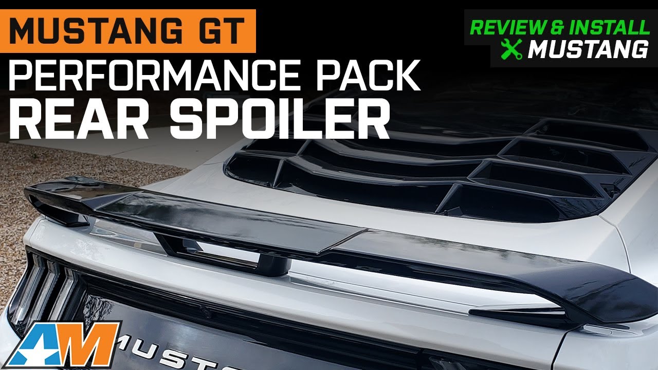 2015-2023 Mustang Performance Pack Style Rear Spoiler Review & Install