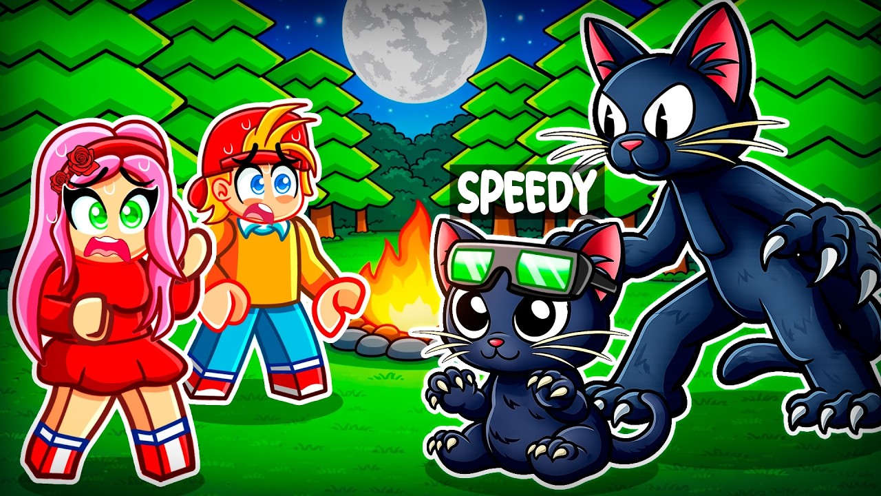 Me Hice pasar por GATO BEBÉ MONSTRUO en 99 Noches en el Bosque!