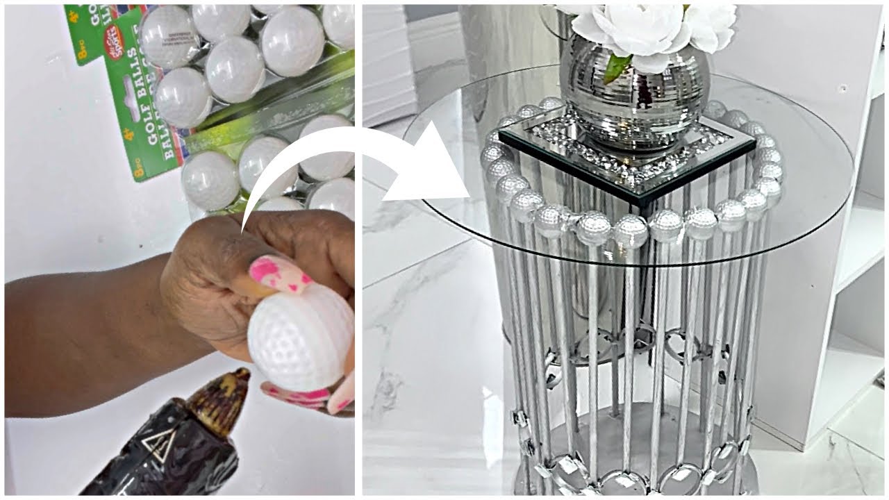 DIY DOLLAR TREE Glass Table! DIY Dollar Tree Hack To Tryout!