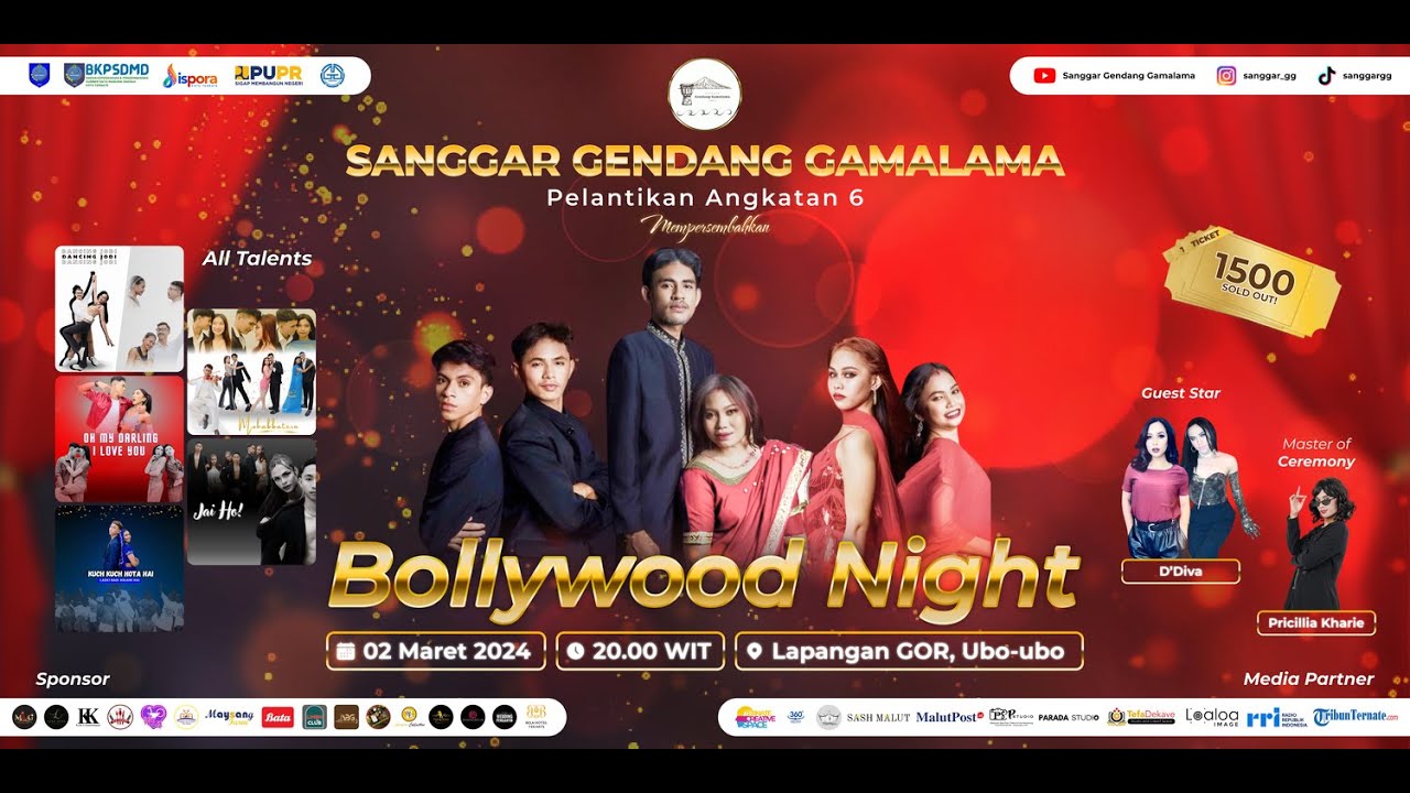 BOLLYWOOD NIGHT WITH SANGGAR GENDANG GAMALAMA - PELANTIKAN ANGKATAN VI