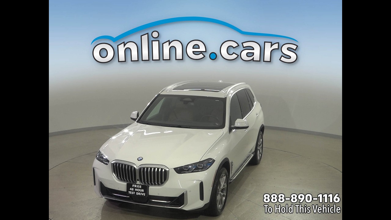A62927NS Used 2025 BMW X5 White SUV Test Drive, Review, For Sale