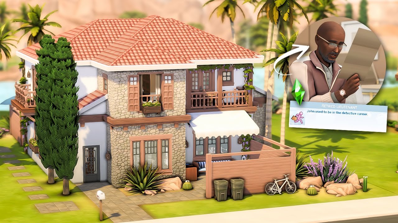 Home for Retired Couple 🌴 The Sims 4 Speed Build || Save File