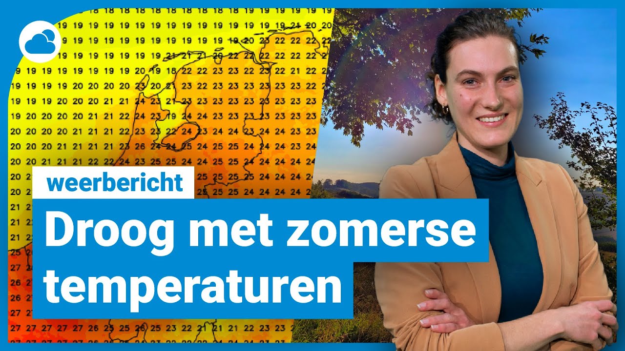 Weerbericht: droog met zomerse warmte