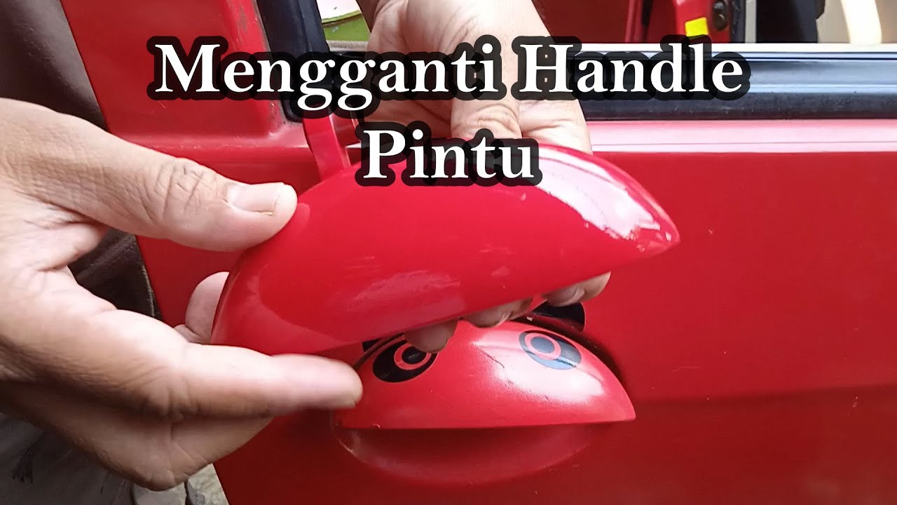 Cara melepas door trim dan Mengganti handle pintu geely panda