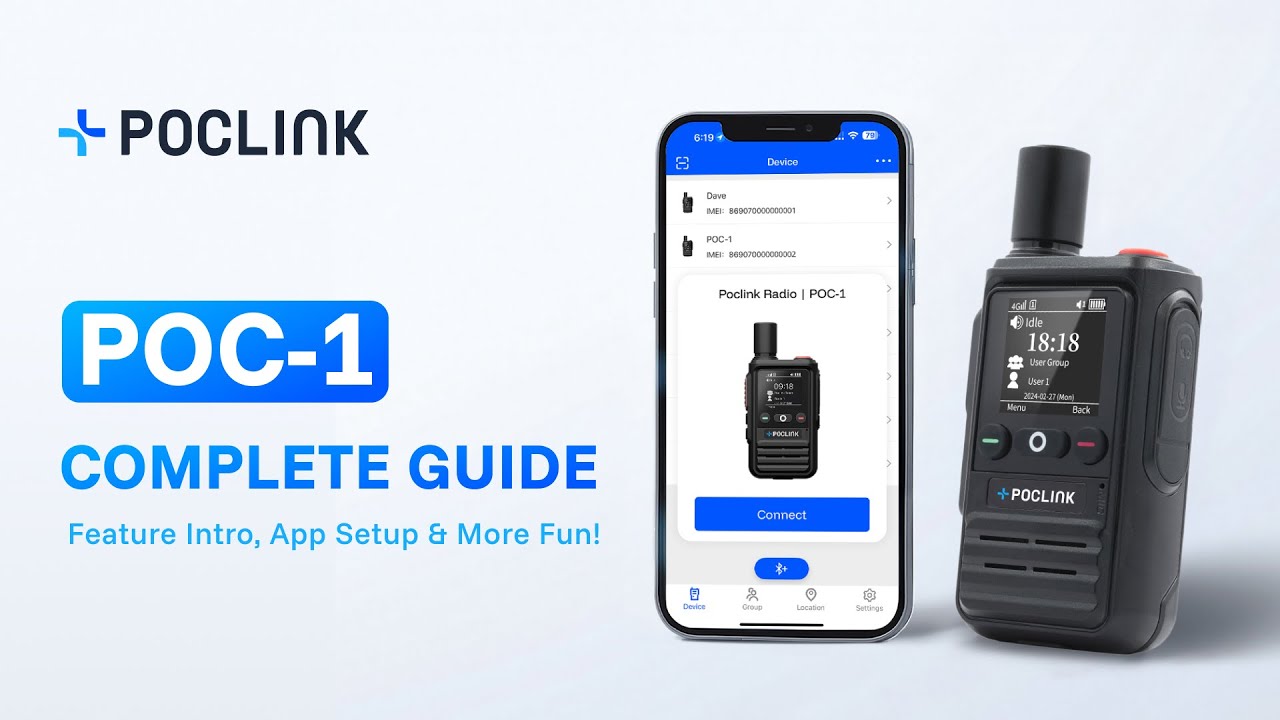 How to use the POC-1 Poclink radio