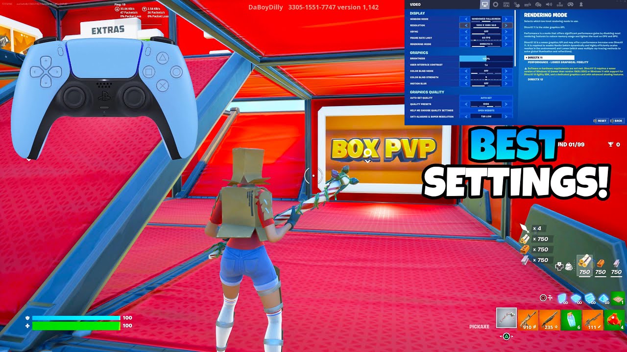 Fortnite 3v3v3v3 Go Goated Zone Wars🐐Gameplay + BEST Controller Settings For Fortnite!