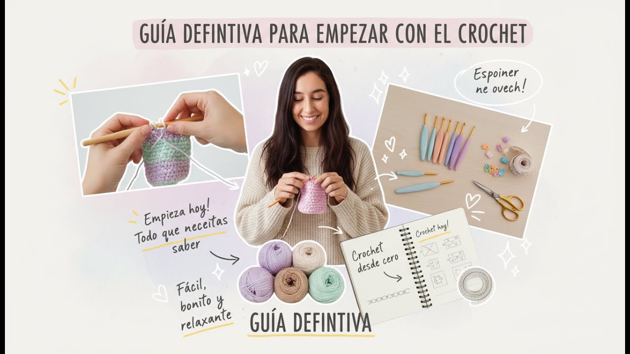 🧶 Cómo empezar en crochet | Guía fácil para principiantes🧶
