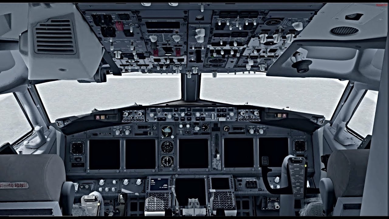 Boeing 737 - Iniciación con el avión. Partes de cabina, descripción, siglas...