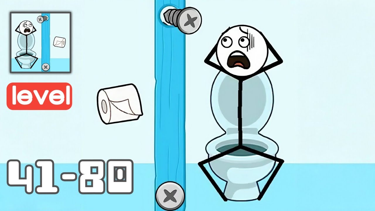 Unscrew Story: Wood Nuts - Gameplay Walkthrough - All Levels 41-80 Funny Stickman Brain Puzzle Game