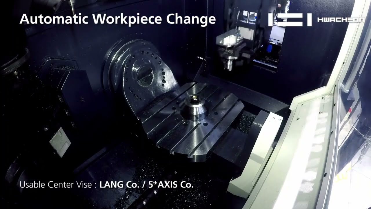 Automation | D2 5AX with AWC 20 | 5-Axis Machining Center | Hwacheon Asia