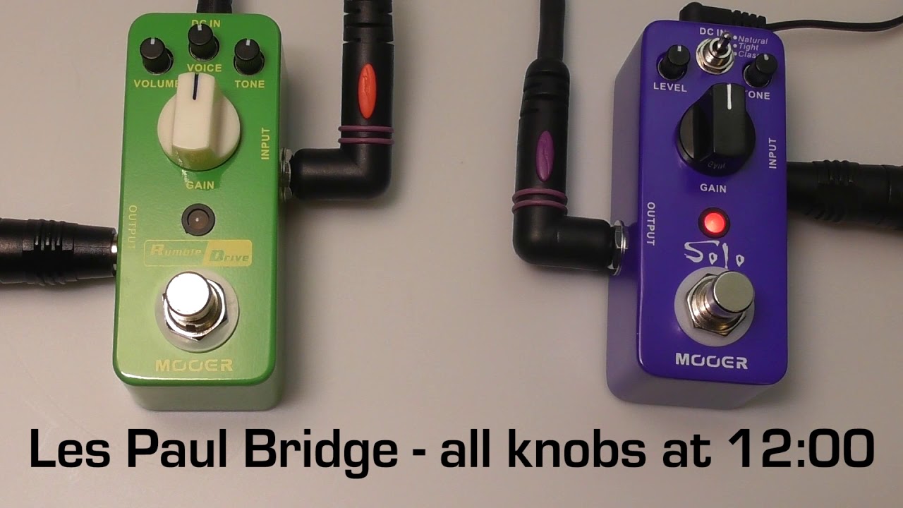 Mooer Rumble Drive vs. Solo Comparison