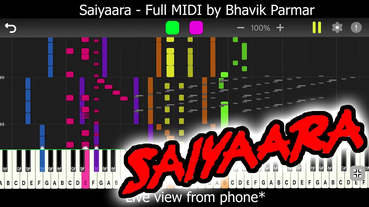 SAIYAARA - FULL MIDI - BHAVIK PARMAR