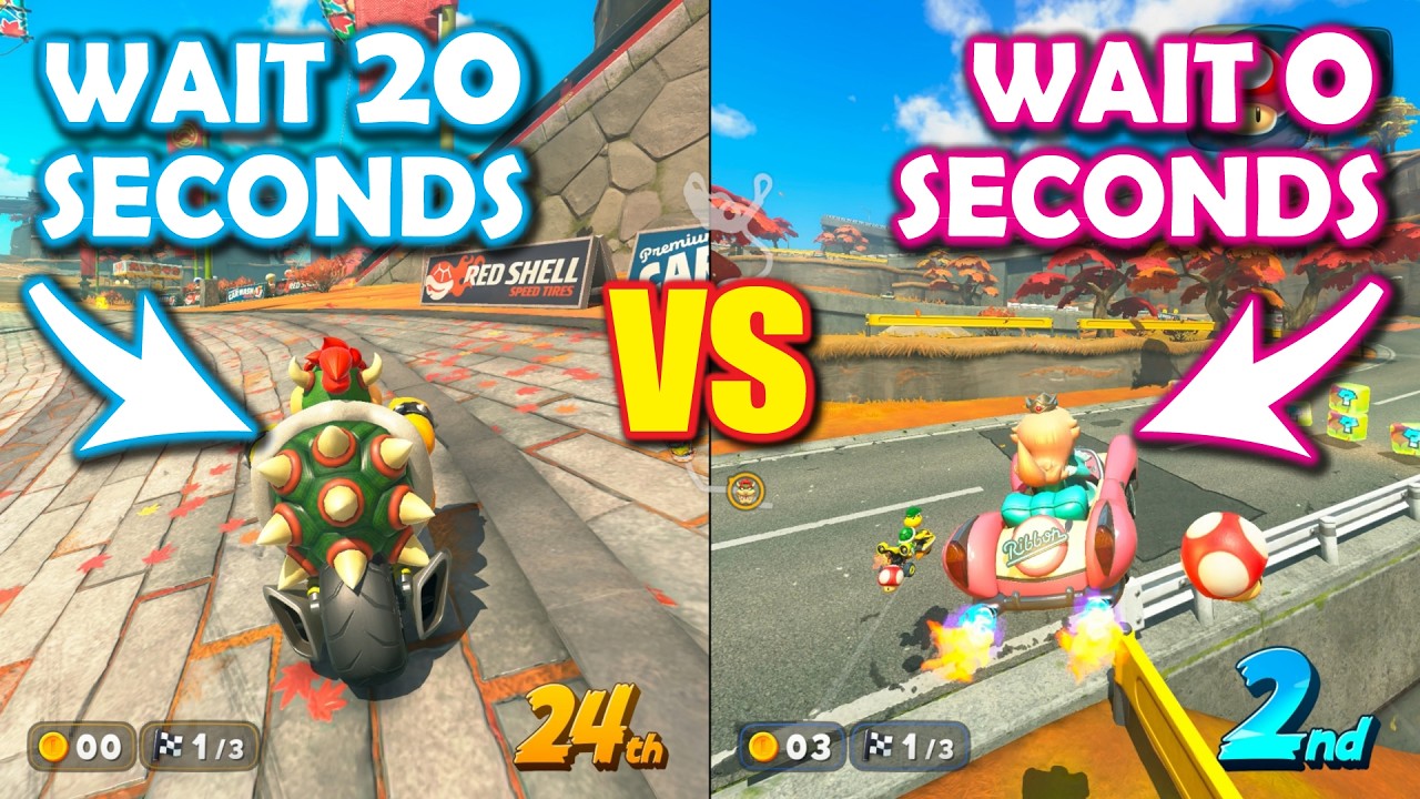 The Ultimate Strategy? Do Nothing for 20 Seconds! (Mario Kart World Challenge) [6]