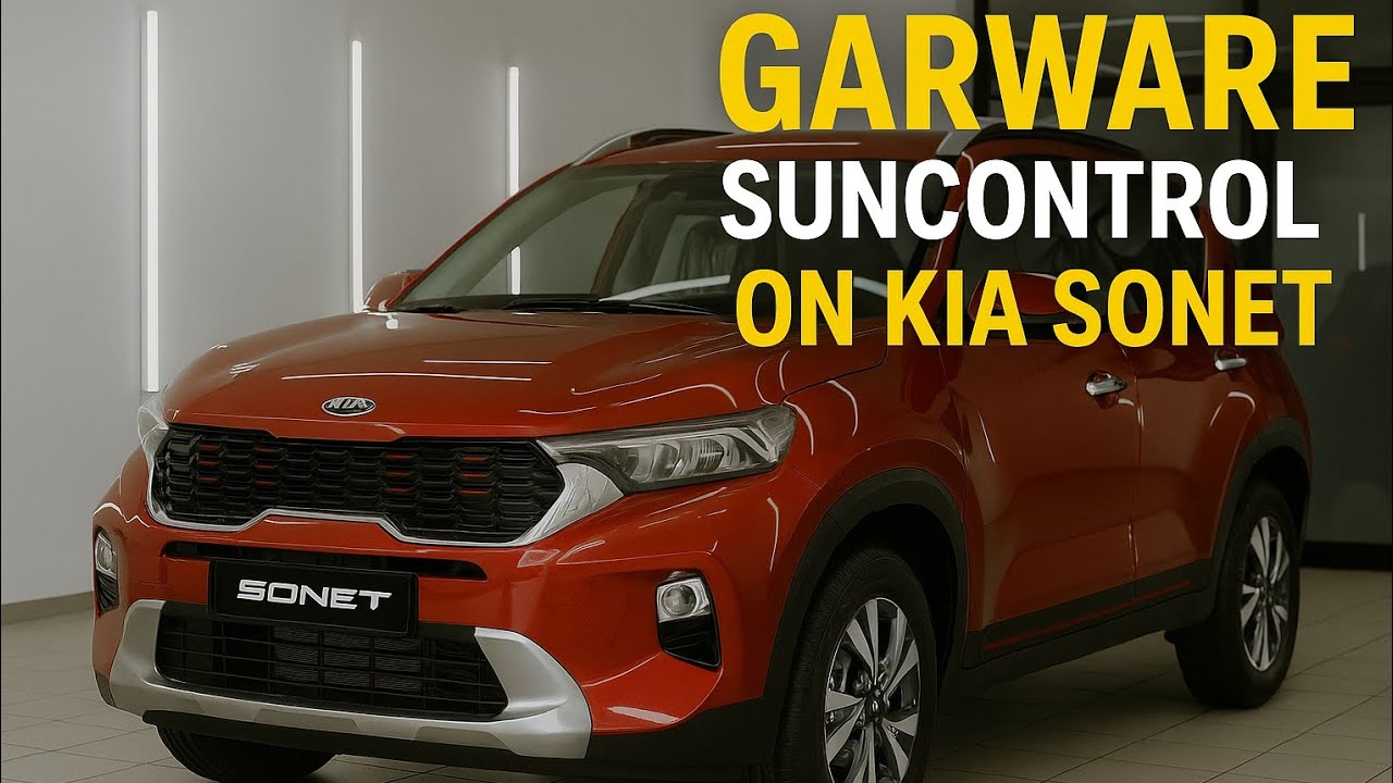 Ultimate Sun Protection: Garware Tint on Kia Sonet! Its a Game Changer Tint