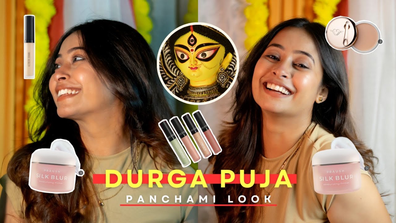 2025 DURGA PUJA LOOKBOOK | PANCHAMI | MAKEUPLOOK #durgapuja #makeup #makeuptutorial #trending #viral