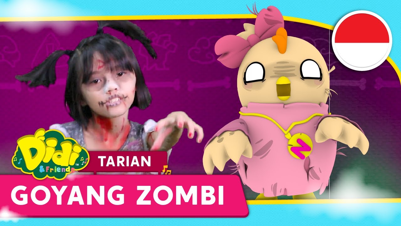 Lagu Anak Indonesia | Tarian Goyang Zombi | Didi & Friends Indonesia