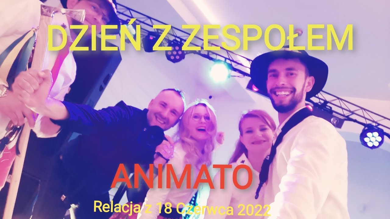 ‼️MEGA WESELE‼️Czyli dzień z zespołem Animato 🔥 Relacja z 18.06.2022
