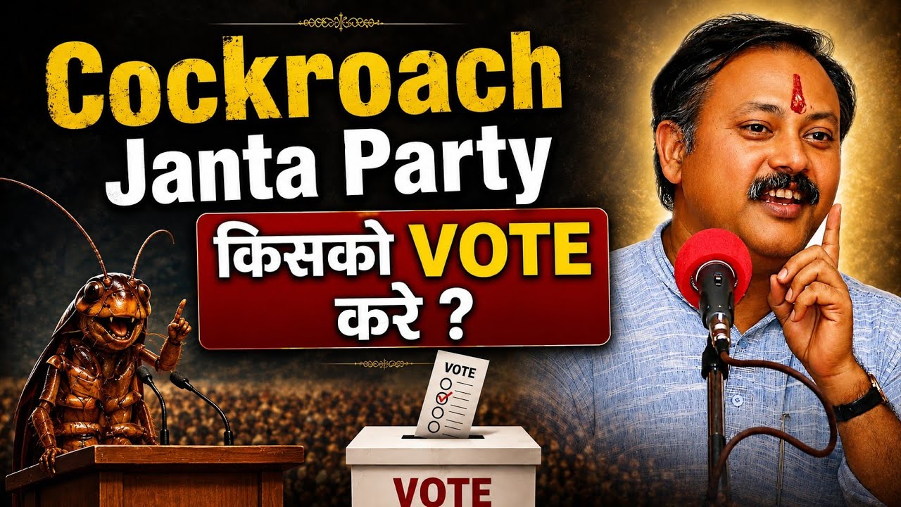 Cockroach Janta Party Ka Sach l Vote Kisko Dale l CJP Kis Ko Vote Degi l CJP l Vote  