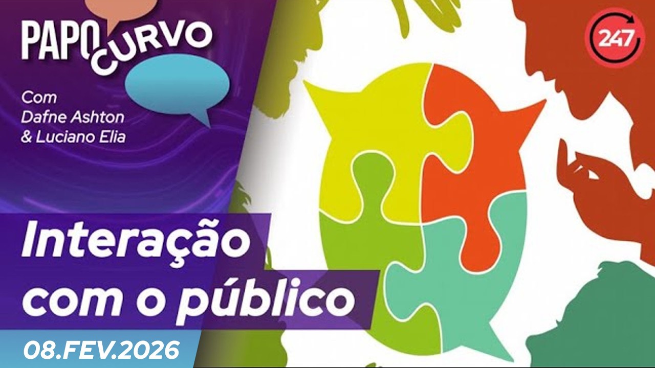 Papo Curvo - interação com o público 8.2.26