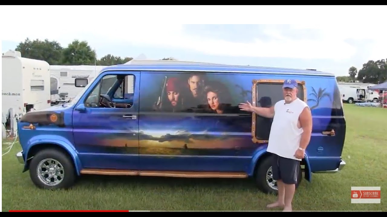 1976 Custom Ford Van by Don Noone. "Pirates of the Caravan"