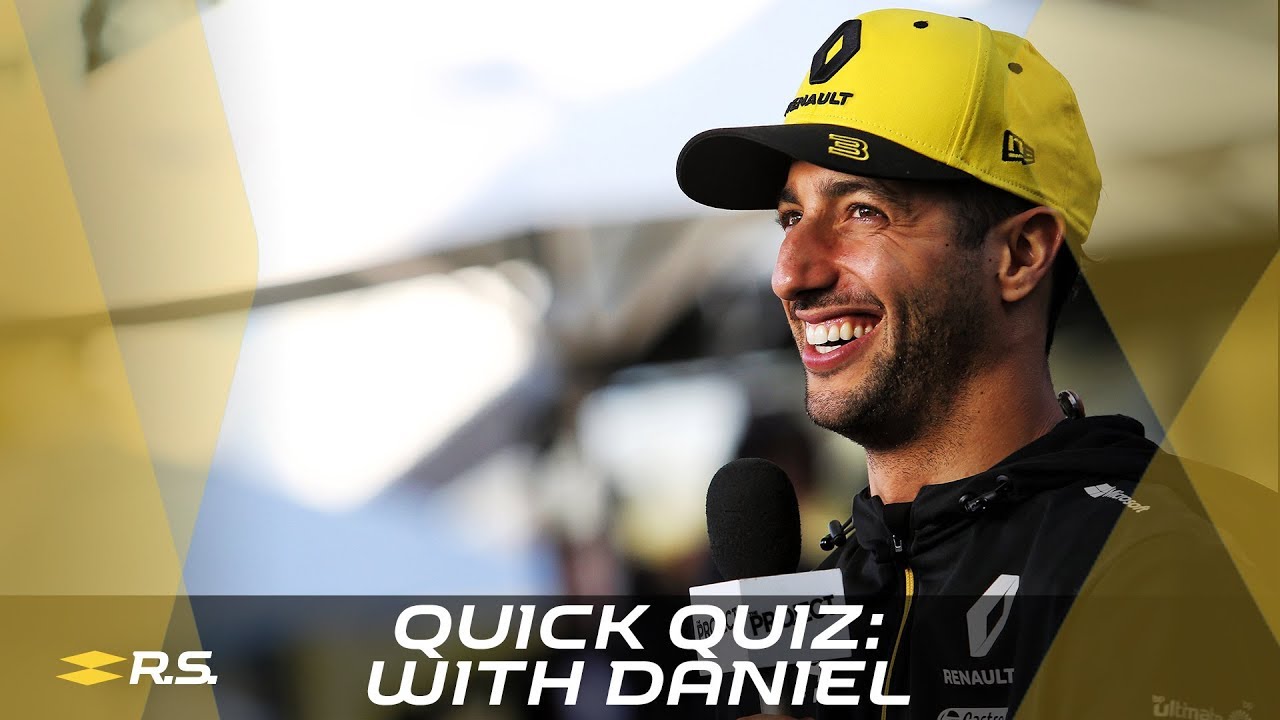 Quick Quiz with Daniel Ricciardo