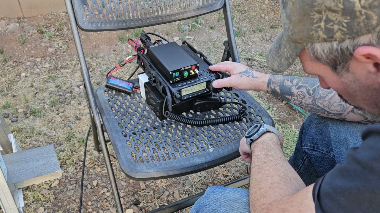 XIEGU G90 AND YAESU FT891 PORTABLE IN BACKYARD RX COMPARISONS AND STRONG RFI