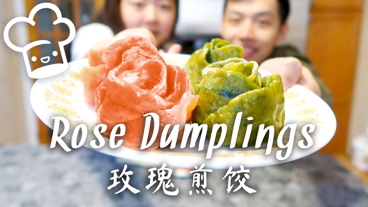 Rose Dumplings 玫瑰煎饺 | Lunchbox Recipes