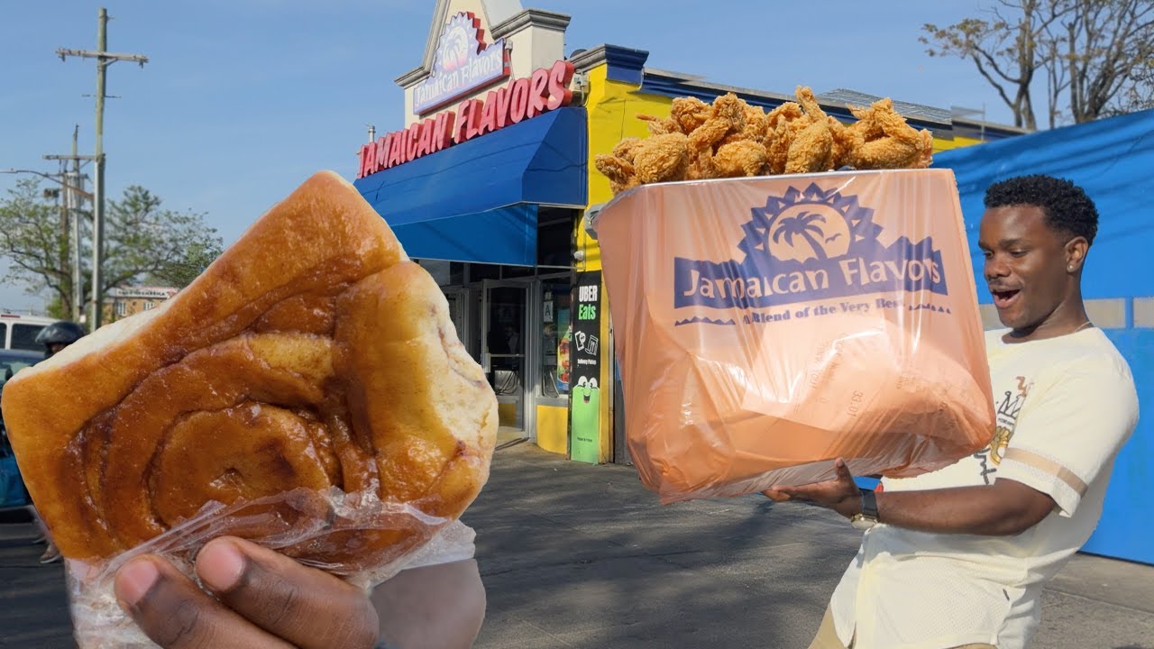 Big Bag of Jamaican Flavors for Lunch in NYC Queens  | Jamaican Comfort Food