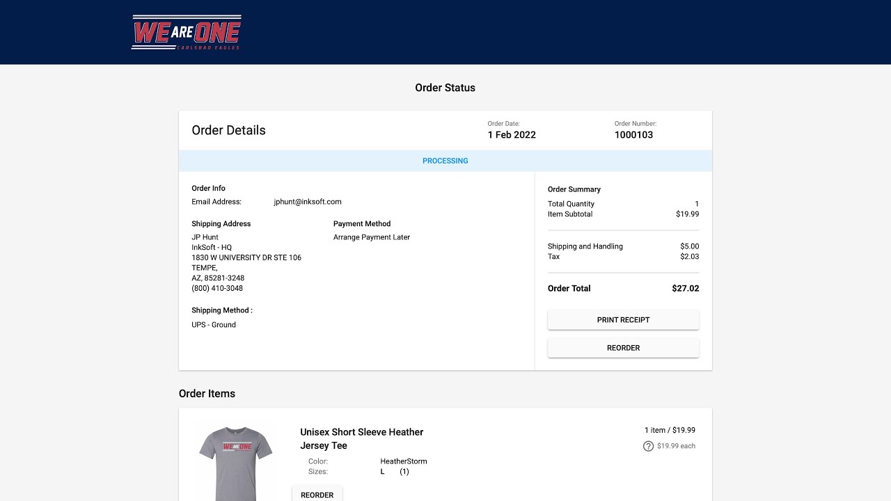 New InkSoft Features: Order Status Page & Set Main Store