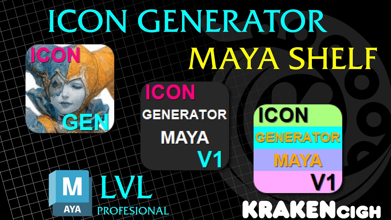 Script: Icon Generator Maya Shelf
