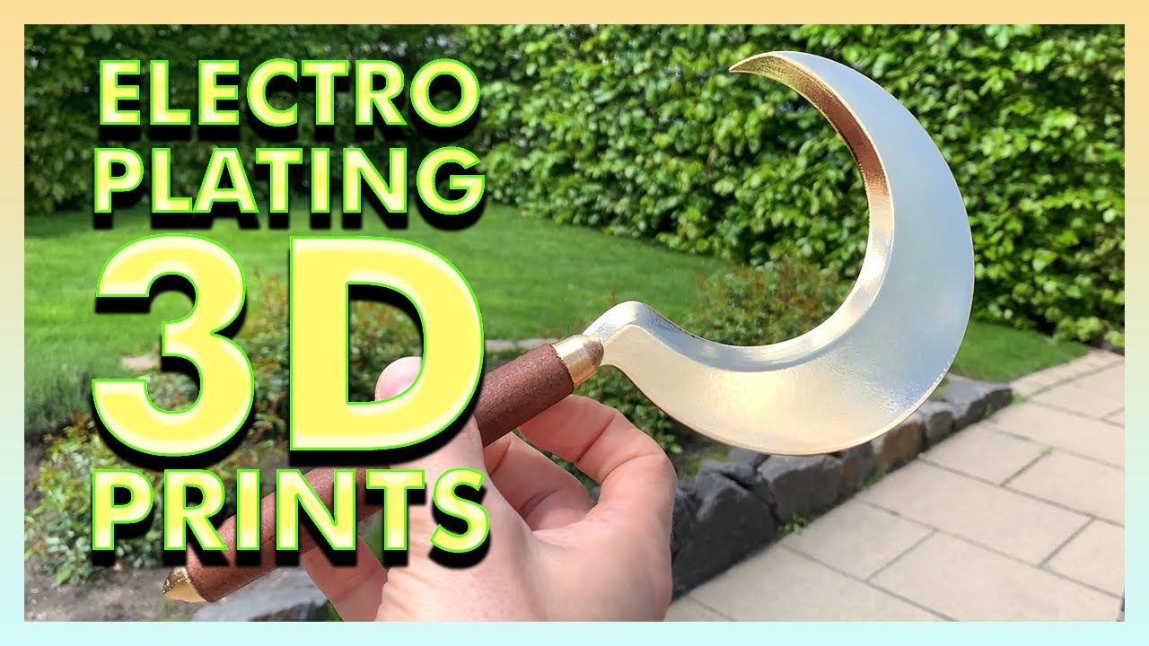 How to Electroplate 3D Prints … (the shiny way)